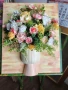 Картина с 3д цветя , снимка 3