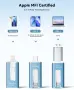 Флаш памет SUDEHO MFi 256GB, 3-в-1 USB-C стик за Apple и Android, син Сертифицирана MFi памет, Light, снимка 2