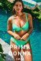 Prima Donna 90 D/ XXL- Луксозен бански в цвят мента с твърди чашки с банел , снимка 16