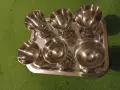 Чаши за ракия алпака с поднос, снимка 3