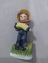Момченце с акордеон, винтидж керамична фигурка, снимка 2