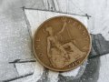 Монета - Великобритания - 1 пени | 1919г., снимка 1 - Нумизматика и бонистика - 34350053