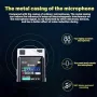 Нов Професионален рекордер с AI, силен говорител, метален микрофон, снимка 2