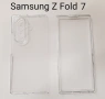 Прозрачен пластмасов калъф за Samsung Z Fold 7, снимка 3