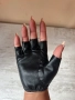 Черна дамска кожена ръкавици без пръсти за дясната ръка 🖤, снимка 2