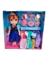 Кукла Дисни Принцеса с корона, с Рокли и аксесоари, 4 модела, снимка 12