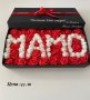 Посребрено колие с обеци в кутия с рози и бонбони Линдор -подарък жена , снимка 11