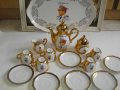 Позлатен Порцеланов Антикварен Колекционерски Сервиз За Кафе На Бавария-Йосип Броз Тито-Лукс, снимка 18