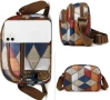 Модерна мини универсална 3д многоцветна кожена чанта с множество отделения /+ за мобилен телефон/ и , снимка 2