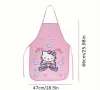 Hello Kitty Престилка с ръкави , сладък дизайн за кухня и рисуване, снимка 6