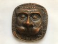  Чукче / чукало / хлопка за врата, хлопало, старо, ръчна изработка, бронзово масивно,пазител на дома, снимка 2