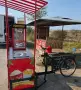 Количка за пуканки и царевица на пара, снимка 3