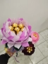 Цветя с бонбони за подарък, снимка 3
