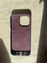 *Оригинал* Magsafe Кожен калъф Алкантара iphone 13 pro цвят Deep Purple, снимка 9