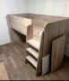 Легло с матрак със скрин и бюро, снимка 1
