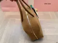 Miu Miu Beau дамска чанта от естествена кожа, снимка 2