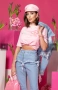 Розова тениска Alessa Street Style Star, снимка 1