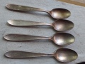Стари колекционерски дебело посребрени лъжички на Sambonet, снимка 1