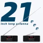 Retekess TR602 цифрово стерео презареждащо се радио,AM FM,TF USB , снимка 8