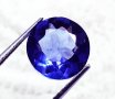 Сертифициран натурален танзанит 7.80ct., снимка 1