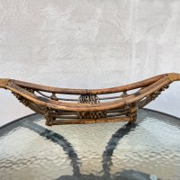 Красива бамбукова фруктиера/ лодка №1081, снимка 1 - Антикварни и старинни предмети - 34677904