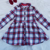 Карирана рокля H&M 2-3 години , снимка 8 - Детски рокли и поли - 39081932