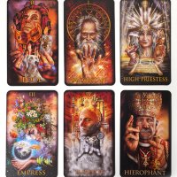 Великолепни таро карти: Marchetti Tarot & Gilded Tarot & Tarot of Dreams, снимка 15 - Други игри - 36311498