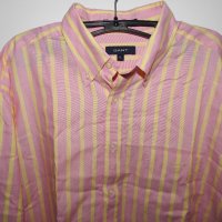 GANT Мъжка риза с дълъг ръкав (XL) раирана розова, снимка 2 - Ризи - 34063265