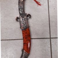 Красива азиатска сабя,ятаган,нож,кинжал, снимка 2 - Колекции - 39078782