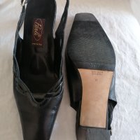 Сандали Vero Cuoio черни , снимка 6 - Дамски елегантни обувки - 37476575