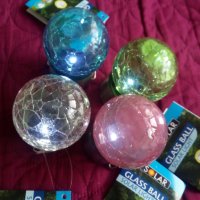 Нови  соларни лампи-топки за закачане за къмпинг,градина и др., снимка 3 - Соларни лампи - 40537519