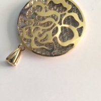 Златен синджир и висулка, снимка 4 - Колиета, медальони, синджири - 41658104