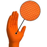 IGNITE Оранжеви нитрилни ръкавици за високи натоварвания, снимка 1 - Аксесоари и консумативи - 44254117