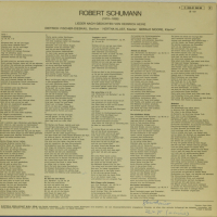 Robert Schumann-Грамофонна плоча-LP 12”, снимка 2 - Грамофонни плочи - 36342110