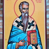 Икона на Свети Лъв Велики ikona sveti luv veliki icon saint leo, снимка 1 - Икони - 34249120
