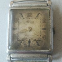Ретро часовник. Vintage watch. Military. Tank. DAEMONT antimagnetic 15 jewels. Swiss made. Мъжки, снимка 13 - Антикварни и старинни предмети - 40601266