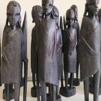 Африканси статуетки Антики, снимка 15 - Антикварни и старинни предмети - 41323672