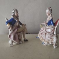 две порцеланови статуетки- комплект, снимка 1 - Други ценни предмети - 41841671