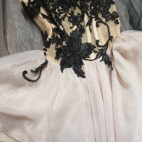 Бална рокля от две части ХS + чанта , снимка 1 - Рокли - 36577893