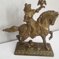 Стара бронзова фигура, снимка 5 - Антикварни и старинни предмети - 41904887