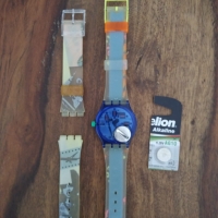 Часовник Swatch Unisex за подарък или за ценители!, снимка 3 - Мъжки - 36035409