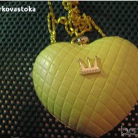 СЕТ чанта  сърце и сако в жълто, снимка 3 - Сака - 34386416