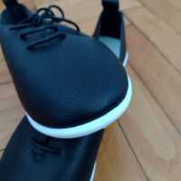 Нова цена 10 лв. 37н Нови черни обувки с бяла подметка , снимка 4 - Дамски ежедневни обувки - 36383034