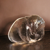 стъклена фигура мечка, снимка 2 - Колекции - 44828031