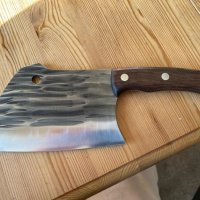 Нов Кухненски Нож Въглеродна Стомана Дървена Дръжка готвене дом кухня, снимка 8 - Съдове за готвене - 42552868