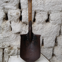 Автентична немска окопна лопатка,1915г,ПСВ, снимка 3 - Антикварни и старинни предмети - 36289604