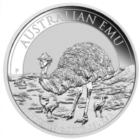Сребърна монета Ему 1$ Австралия 2023, снимка 1 - Нумизматика и бонистика - 44664444