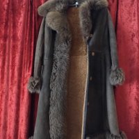 Дамско кожено палто, снимка 3 - Палта, манта - 41632230