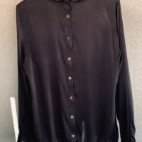 Блуза HUGO BOSS кралска коприна, снимка 16 - Блузи с дълъг ръкав и пуловери - 36028837