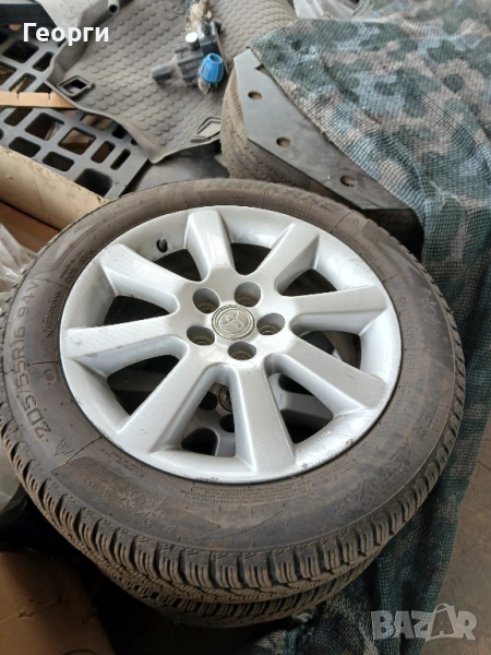 зимни гуми с джанти за тойота, снимка 1